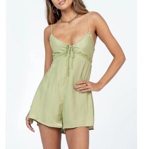 Princess Polly Emily Romper Green SIZE 4